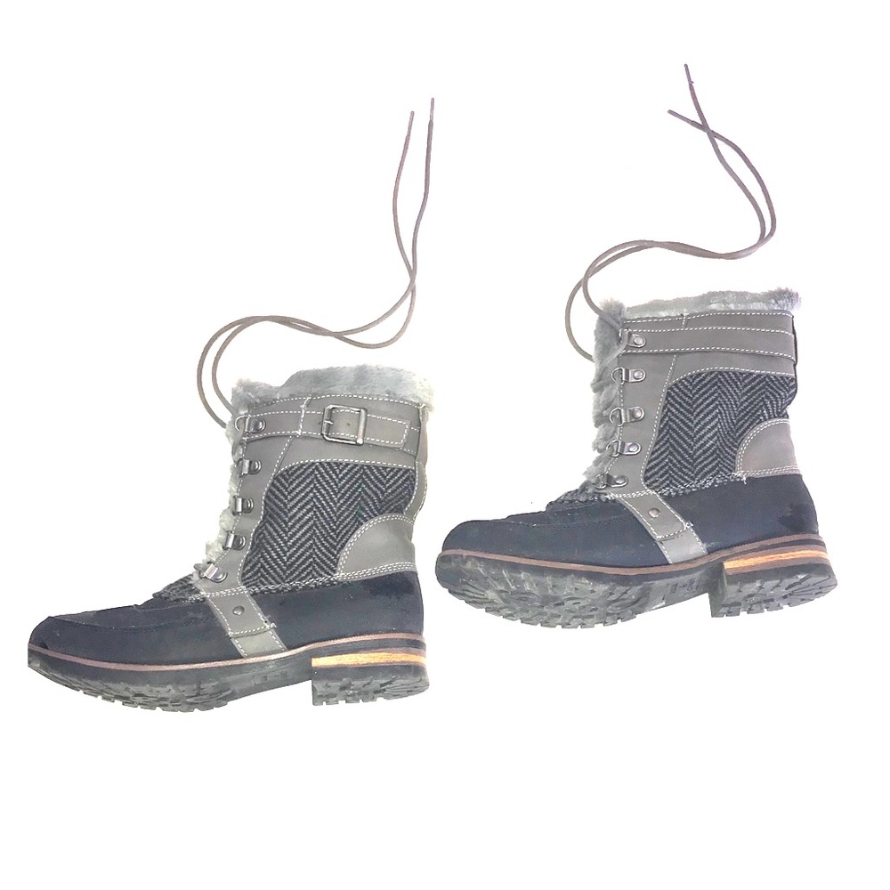 Gray Boots